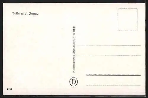 AK Tulln a. d. Donau, Ortsansicht mit Kirche