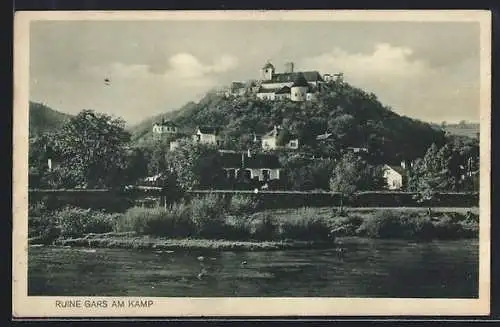 AK Gars am Kamp, Blick auf die Ruine