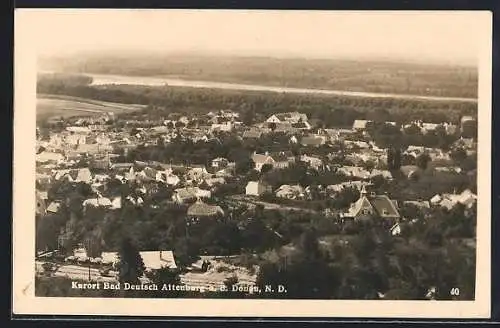 AK Bad Deutsch Altenburg a. Donau, Totalansicht aus der Vogelschau