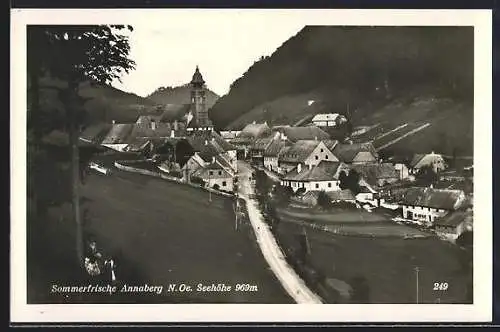 AK Annaberg /N.-Oe., Blick in den Ort