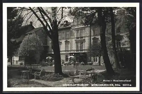 AK Mönichkirchen /N. Oe., Hotel Hochwechsel