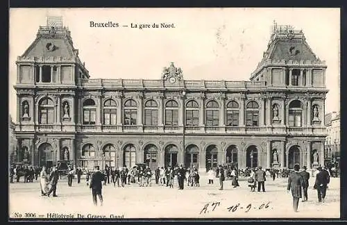 AK Bruxelles, La gare du Nord