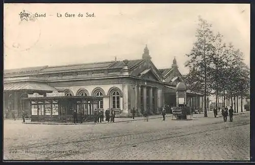 AK Gand, La Gare du Sud