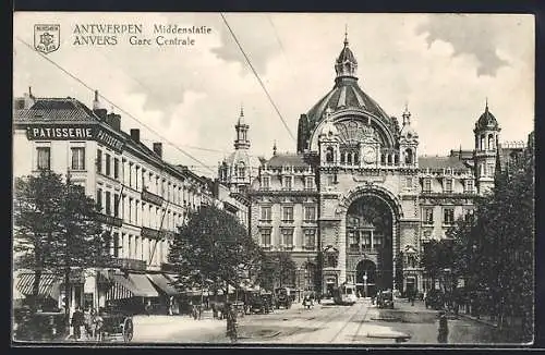 AK Anvers, Gare Centrale