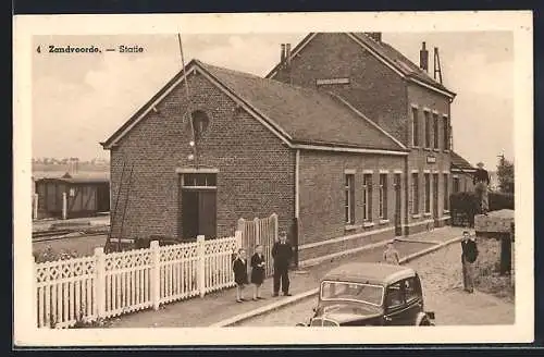 AK Zandvoorde, Statie, Bahnhof