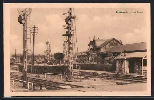 AK Bressoux, La Gare, Bahnhof