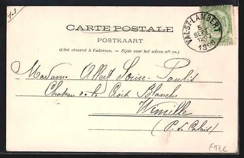 AK Val-St-Lambert, La Gare, Bahnhof