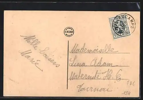 AK Ath, La Gare, Bahnhof