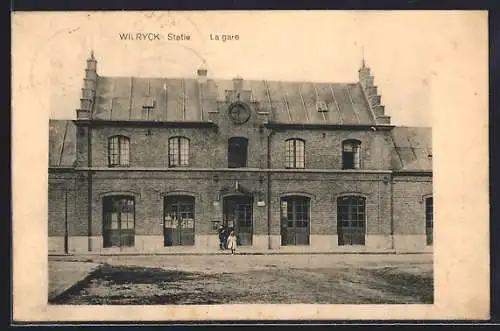 AK Wilryck, La gare, Bahnhof