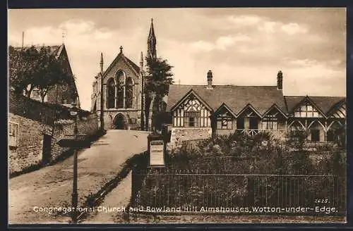 AK Wotton-under-Edge, Congregational Church and Rowland Hill Almshouses