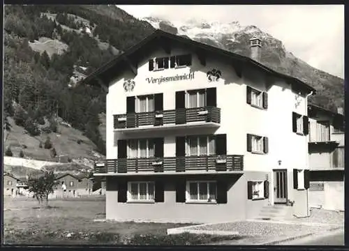 AK Saas-Grund /VS, Pension Chalet Vergissmeinnicht Hubert Bumann