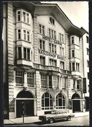 AK Basel, Hôtel-Garni Baslerhof, Aeschenvorstadt 55