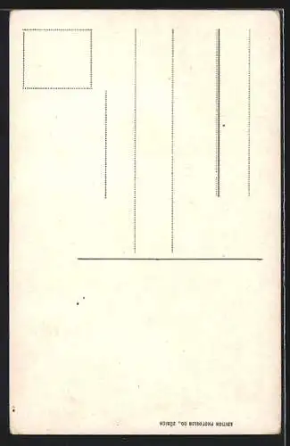 AK Goeschenen, Teilansicht mit Kirche