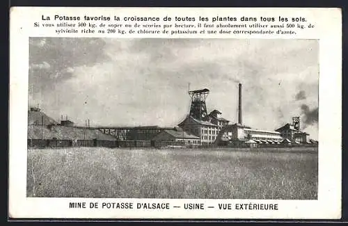 AK Richwiller, Mine de Potasse d`Alsace, Usine, Vue Extérieure