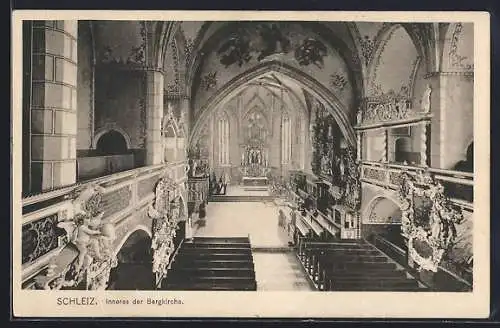 AK Schleiz, Inneres der Bergkirche