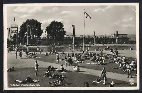 AK Grossschönau i. Sa., Volksbad
