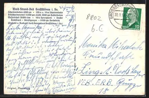 AK Grossschönau i. Sa., Volksbad