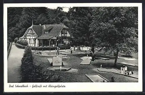 AK Bad Schwalbach, Golfcafé mit Kleingolfplatz