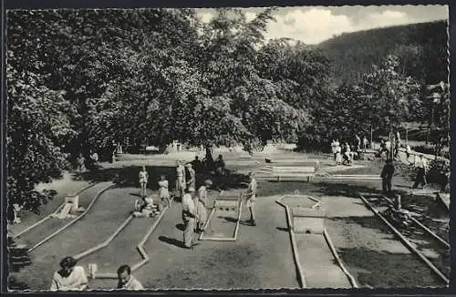 AK Bad Liebenzell im Schwarzwald, Klein-Golfplatz