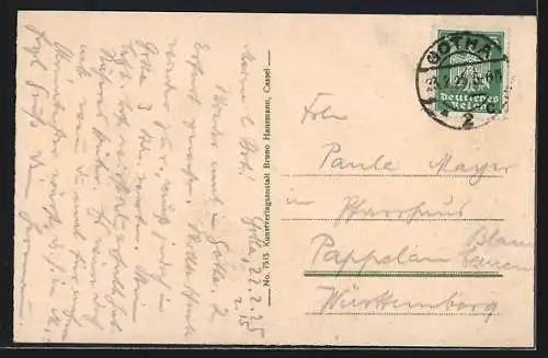 AK Gotha, Kaiserliches Postamt