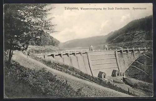 AK Nordhausen, Talsperre, Wasserversorgung der Stadt