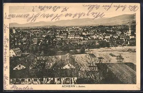 AK Achern i. Baden, Stadtansicht