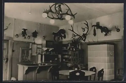 AK Reudnitz üb. Greiz, Waldgaststätte Waidmannsruhe im Werdauer Wald