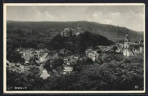AK Greiz i. V., Schloss und Kirche