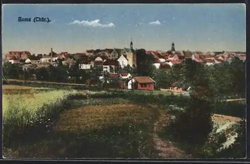 AK Auma /Thür., Stadtansicht