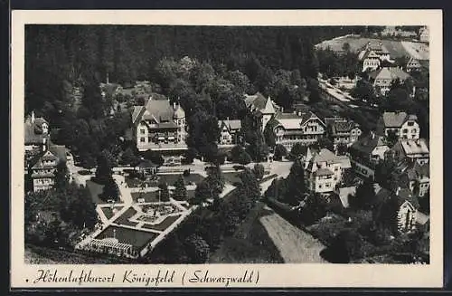 AK Königsfeld /Schwarzwald, Parkanlagen, Villen