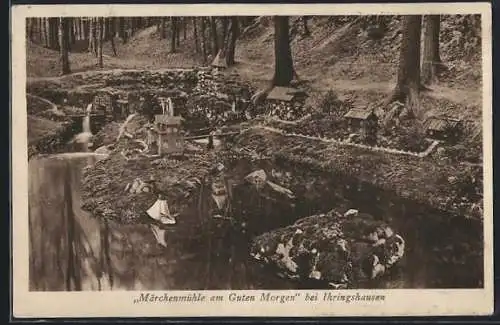 AK Ihringshausen, Märchenmühle am Guten Morgen