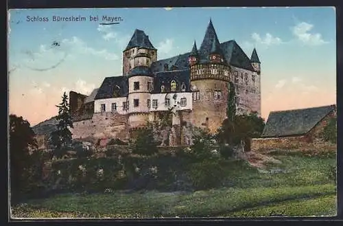AK Bürresheim bei Mayen, Schloss Bürresheim