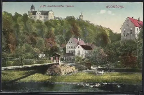 AK Rochsburg, Gräfl. Schönburgsches Schloss