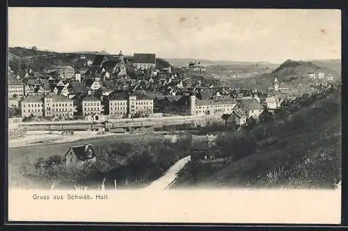 AK Schwäb. Hall, Stadtansicht