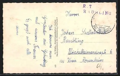 AK Gau-Bickelheim /Rhh., Kirche, Römerplatz, Malzfabrik