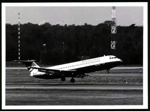 Fotografie Flugzeug BAC Super One Eleven der British Airways