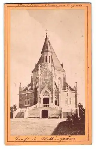 Fotografie J. Wildt, Gmünd, Ansicht Trebon / Wittingau, Frontansicht der Schwarzenberger Gruft
