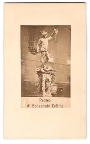 23 Fotografien Gemälde und Statuen, wie z.B., Caini di Dupre, Venere di Canova, Perseo, Il David, Tomba di G. De Medici