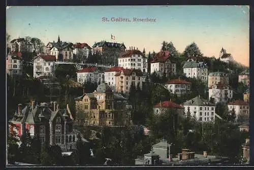 AK St. Gallen, Häuser am Rosenberg