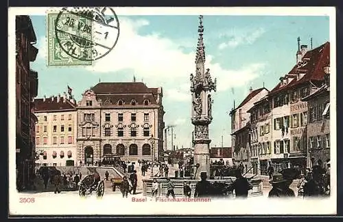 AK Basel, Fischmarktbrunnen