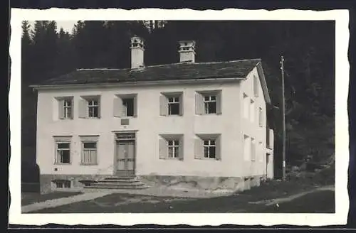 AK Sils-Maria, Ansicht vom Nietzsche-Haus