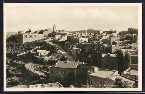 AK Bethlehem, Panorama with the Church of the Nativity