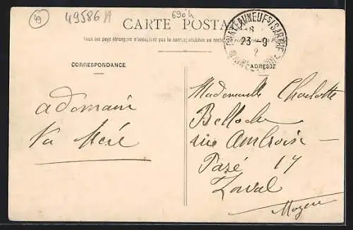 AK Contigne, Route de Chateauneuf