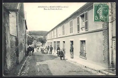 AK Aulnay-sur-Mauldre, Rue du Point du Jour