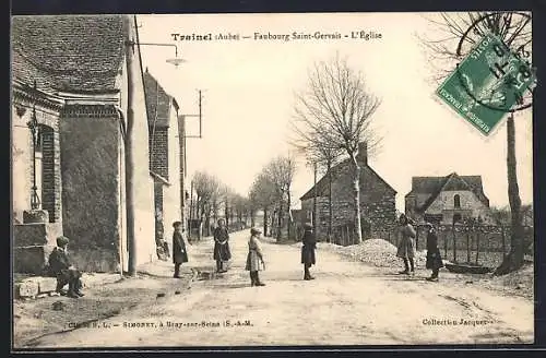 AK Trainel, Faubourg Saint-Gervais, L`Église