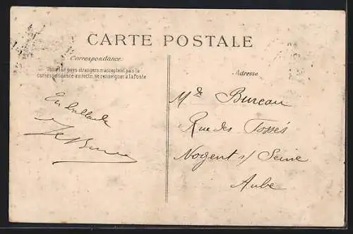 AK Nogent-sur-Marne, Garnier et Valet traques, Le Pavillon, Bonnot Bande 1912