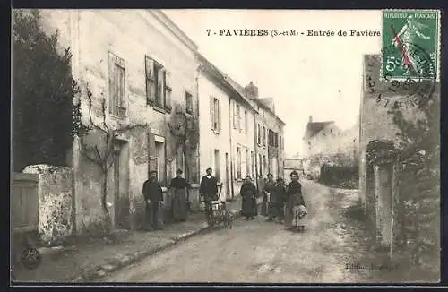 AK Favières, Entrée de Favières