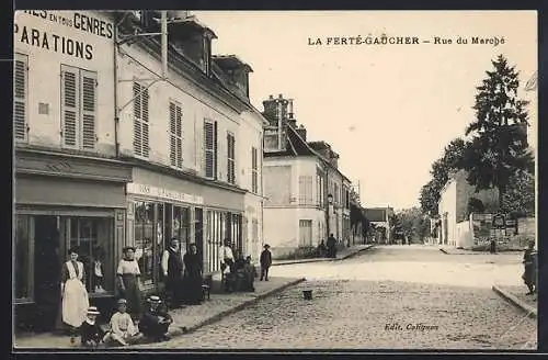 AK La Ferté-Gaucher, Rue du Marche