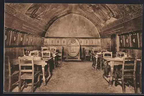 AK Leipzig, Gasthaus Auerbachs Keller, Grimmaische Str. 2, Alter historischer Keller