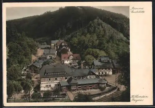 AK Falkenstein, Brauerei und Gasthaus Falkenstein, Ortspartie